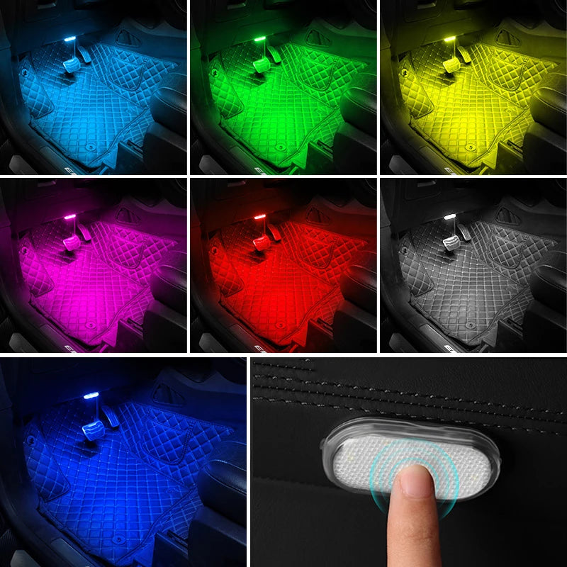Wireless LED car interior Light - touch control Ambient Lighting